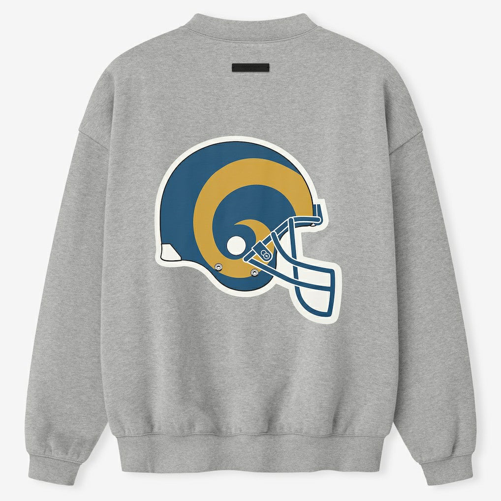 Los Angeles Rams Fear of God x NFL Unisex Sport Sweatshirt - Heather Gray Sweatshirts