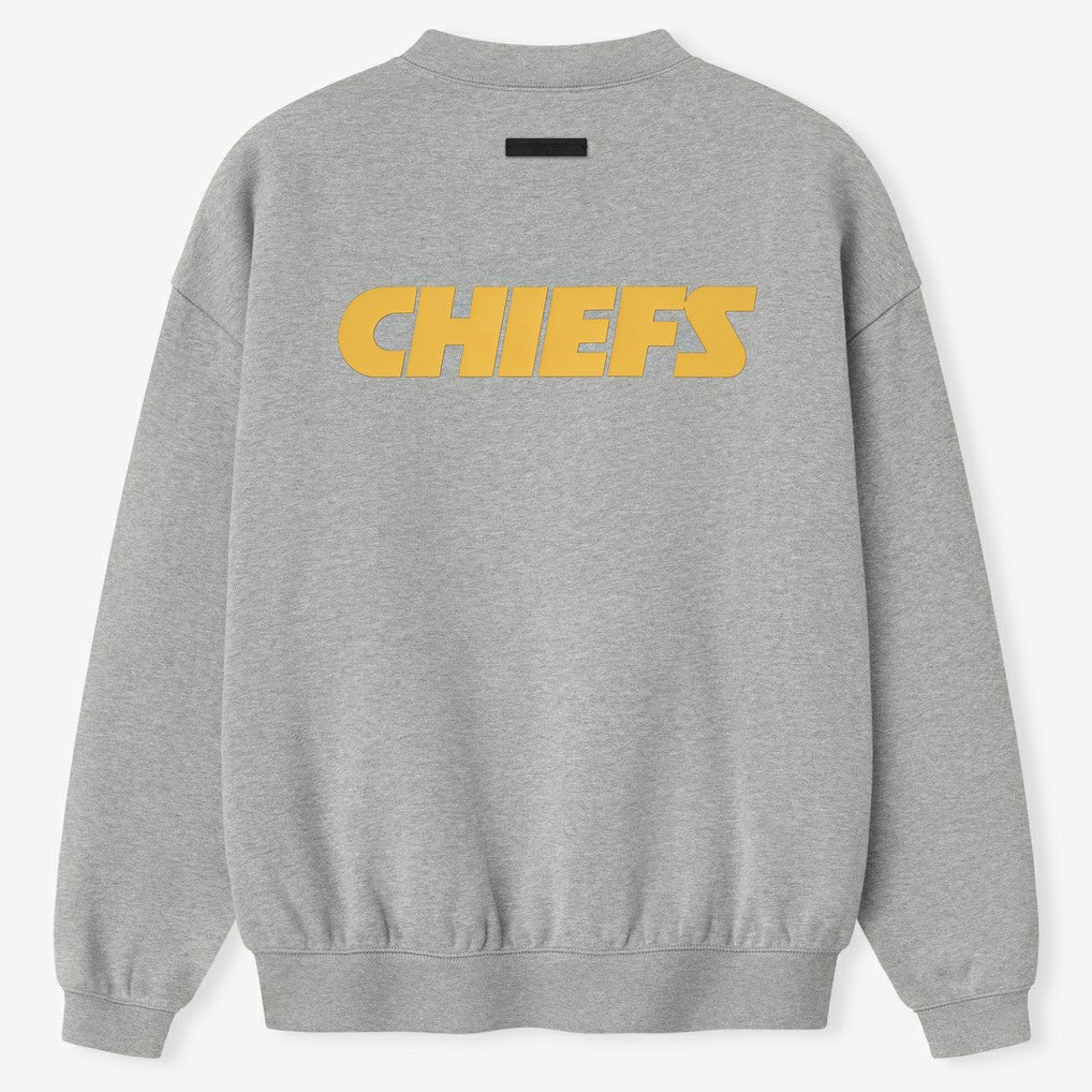 Kansas City Chiefs Fear of God x NFL Unisex Sport Sweatshirt - Heather Gray Sweatshirts