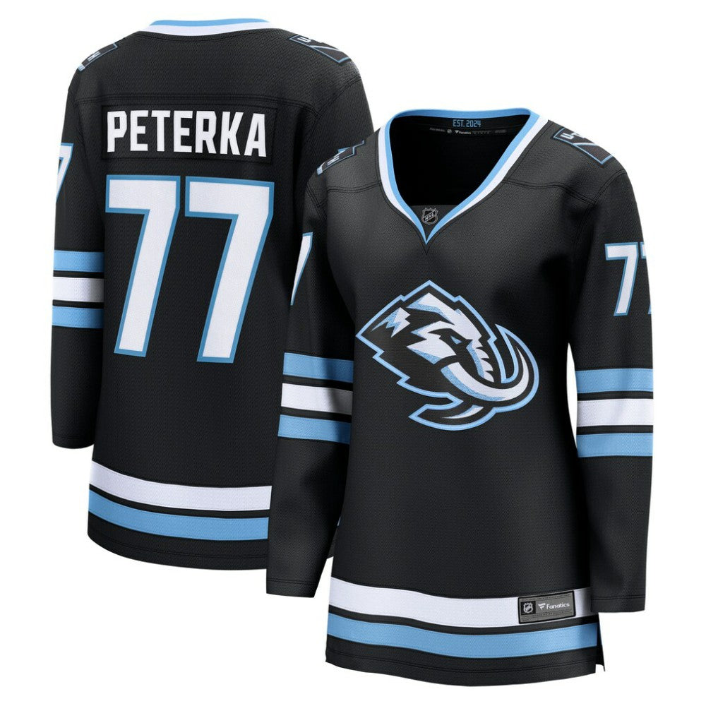 JJ Peterka Utah Mammoth Fanatics Women's Home Breakaway Jersey - Black | US 203635984