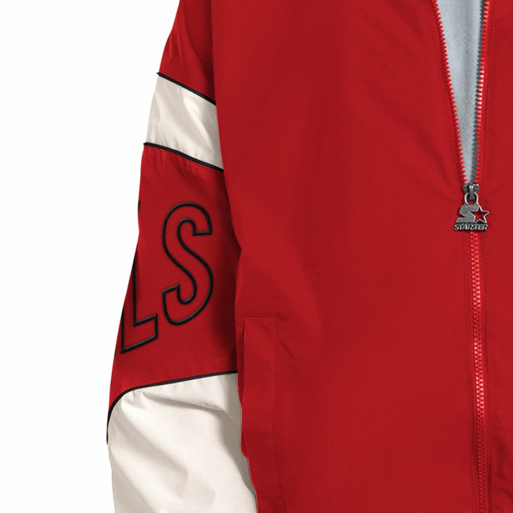 Chicago Bulls Starter The Gust Full-Zip Hooded Jacket Red