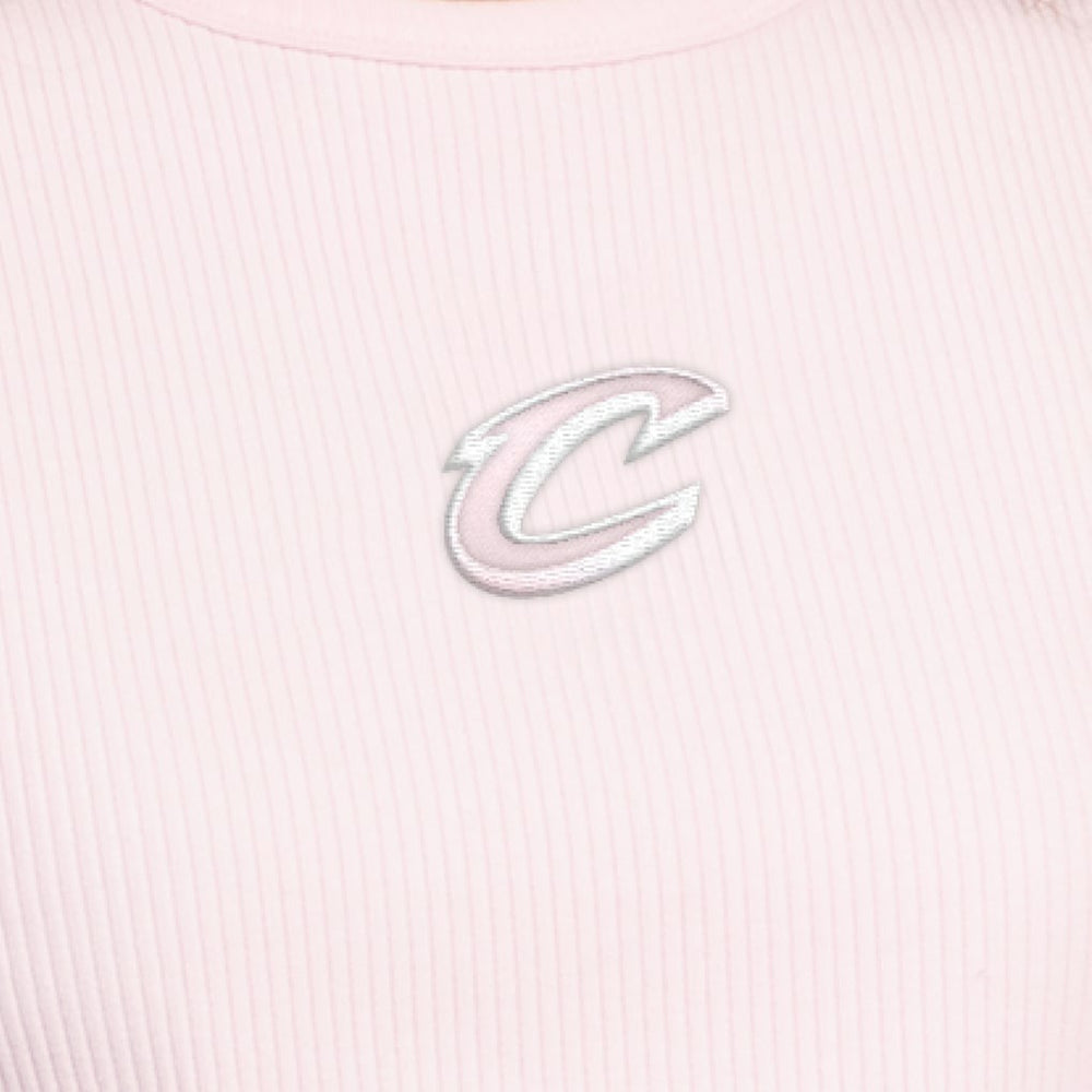 Cleveland Cavaliers Starter Women's Pastel Ribbed Tank Top Pink