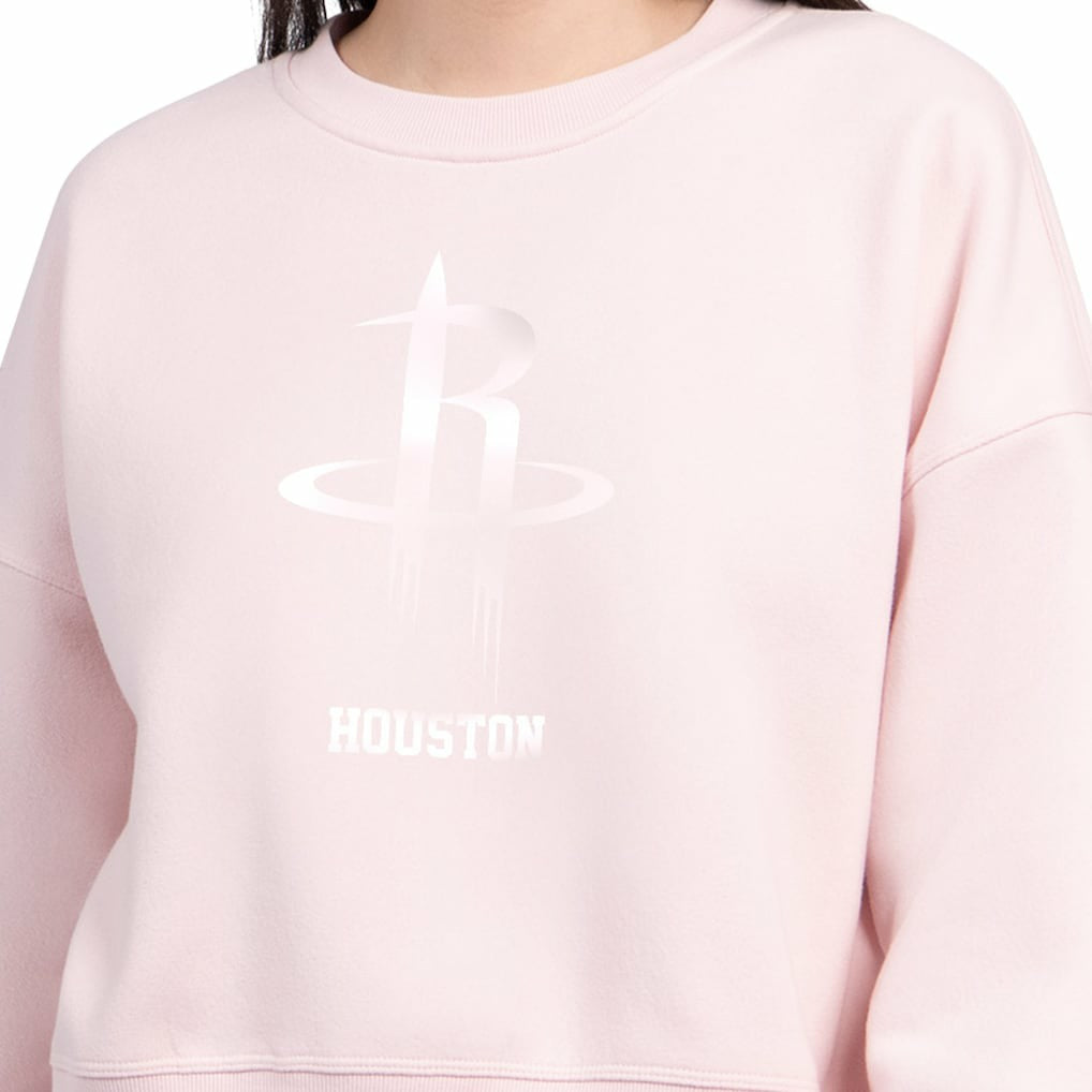 Houston Rockets Starter Women's Pastel Boxy Sweatshirt Light Pink outlet