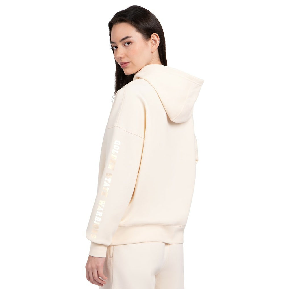 Golden State Warriors Starter Women's Pastel Relaxed Hoodie Cream
