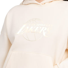 Los Angeles Lakers Starter Women's Pastel Relaxed Hoodie Cream