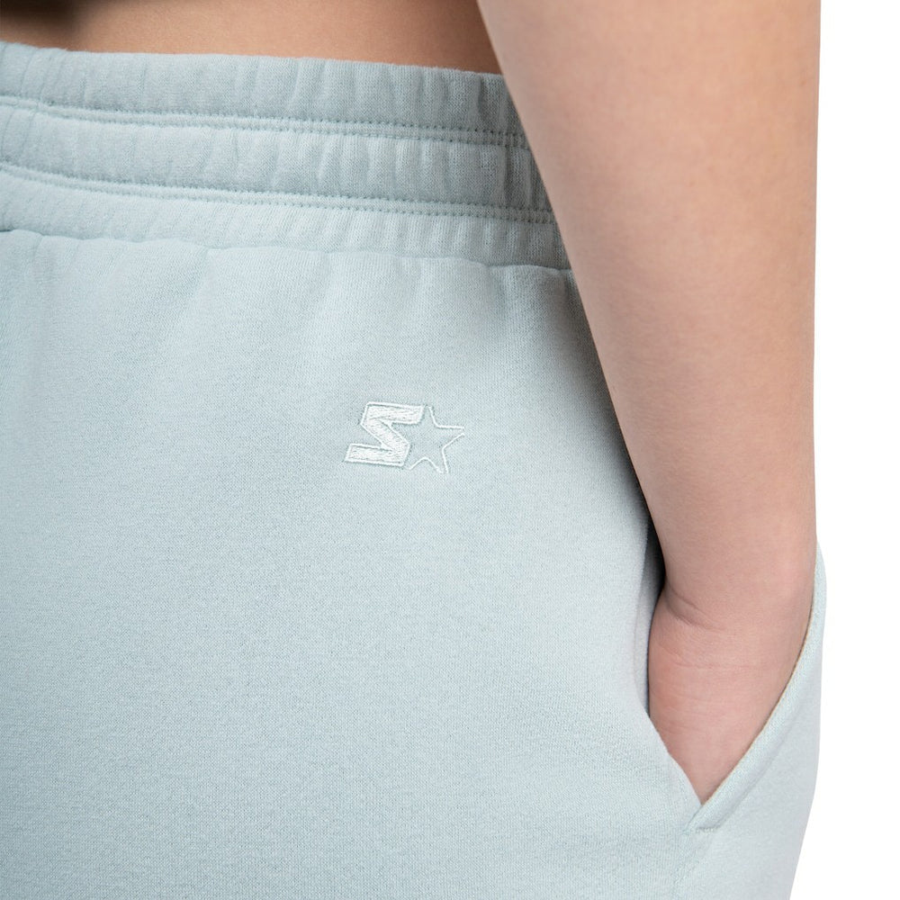 Boston Celtics Starter Women's Pastel High Waisted Shorts Light Blue