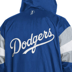 Los Angeles Dodgers Pro Player Legacy Lightweight Full-Zip Hooded Jacket - Royal/Gray Jackets