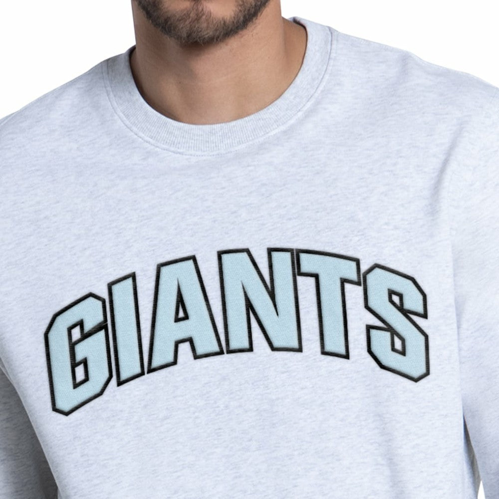 San Francisco Giants Starter Face of Ice Blue French Terry Sweatshirt - Gray Sweatshirts