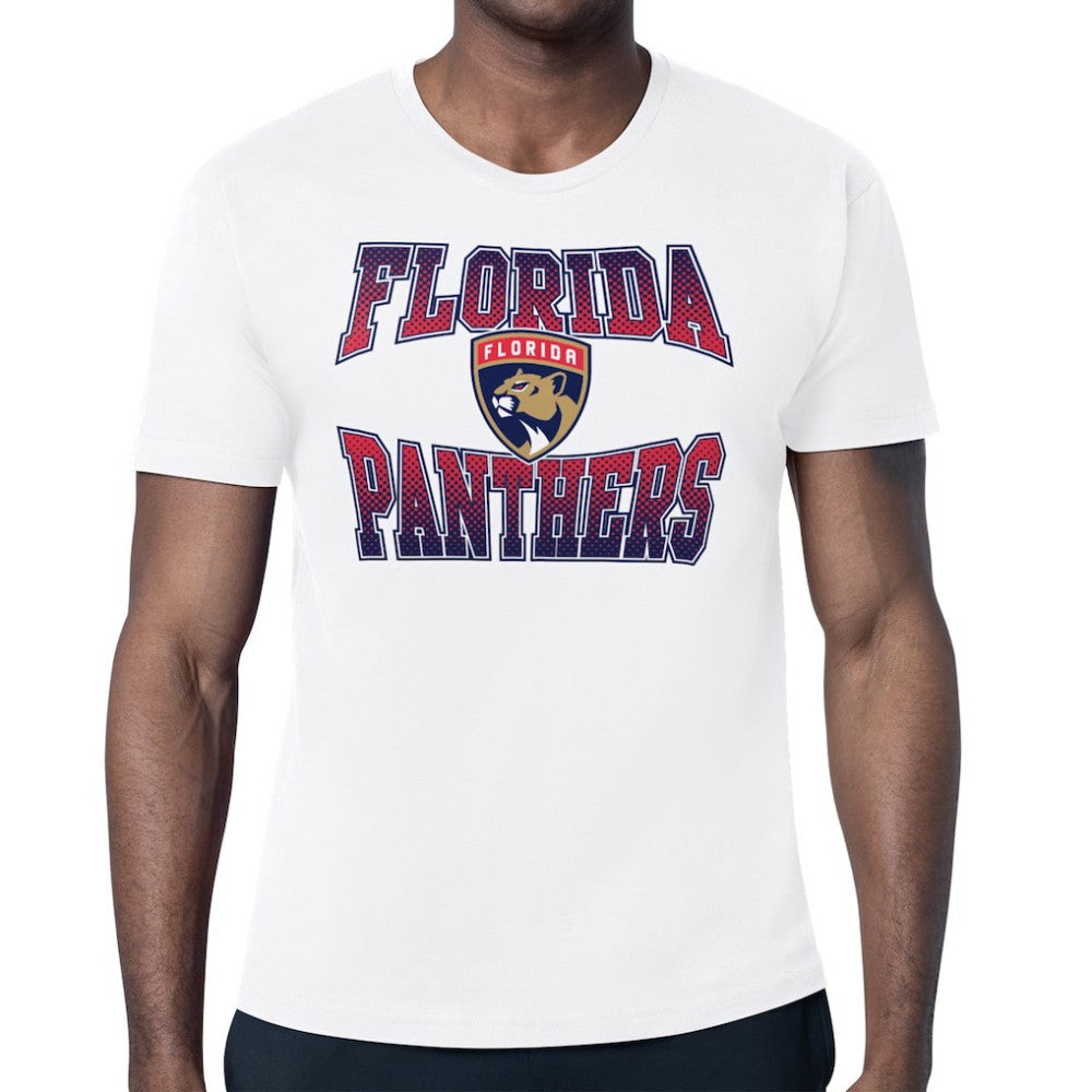 Florida Panthers Starter Comic Style Team Graphic T-Shirt - White | US 203639601
