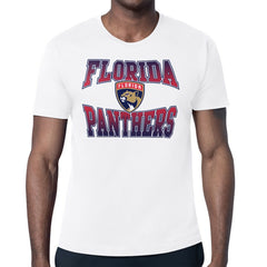 Florida Panthers Starter Comic Style Team Graphic T-Shirt - White | US 203639601