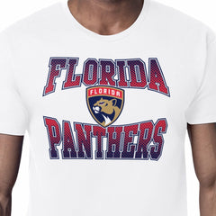 Florida Panthers Starter Comic Style Team Graphic T-Shirt - White | US 203639601