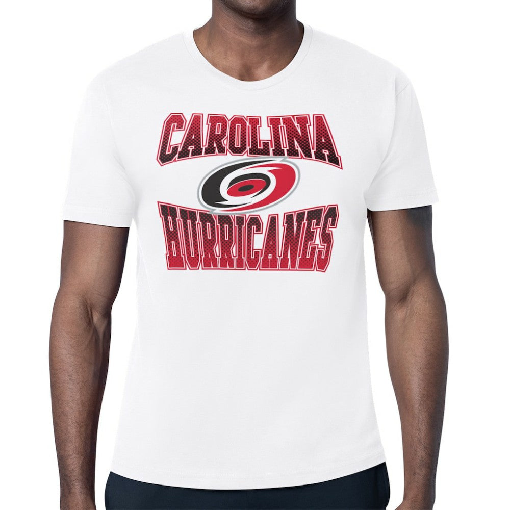 Carolina Hurricanes Starter Comic Style Team Graphic T-Shirt - White | US 203639609