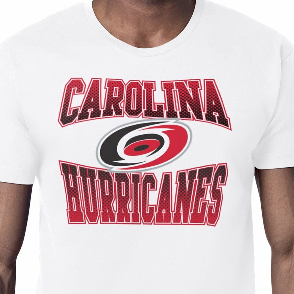Carolina Hurricanes Starter Comic Style Team Graphic T-Shirt - White | US 203639609
