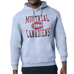 Montreal Canadiens Starter Comic Style Team Graphic Hoodie - Gray | US 203639612