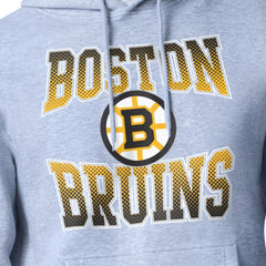 Boston Bruins Starter Comic Style Team Graphic Hoodie - Gray | US 203639616