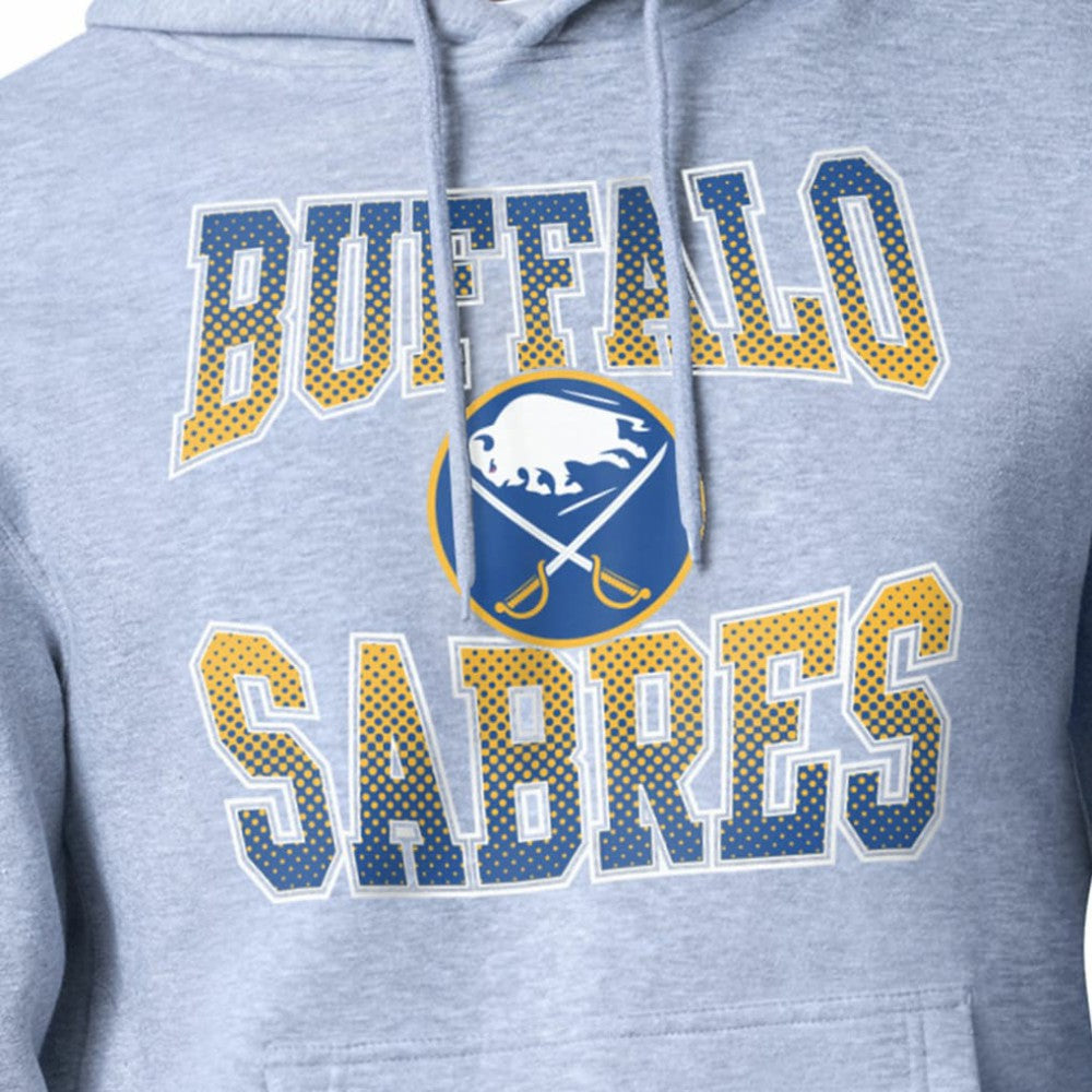 Buffalo Sabres Starter Comic Style Team Graphic Hoodie - Gray | US 203639617