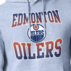 Edmonton Oilers Starter Comic Style Team Graphic Hoodie - Gray | US 203639620