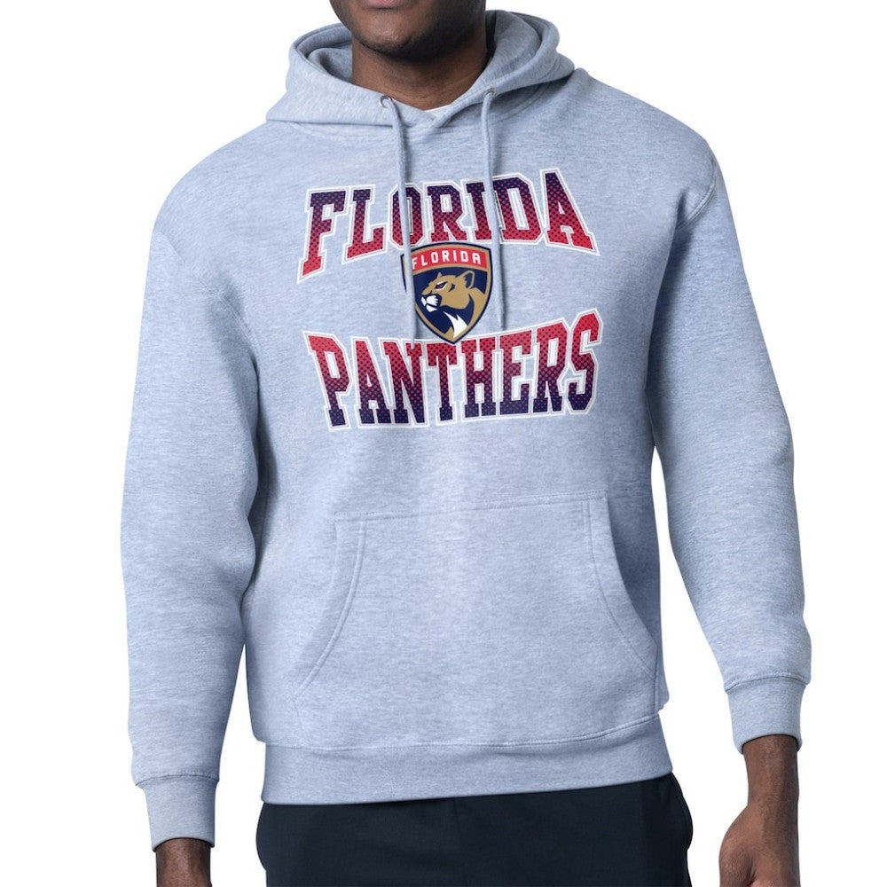 Florida Panthers Starter Comic Style Team Graphic Hoodie - Gray | US 203639621