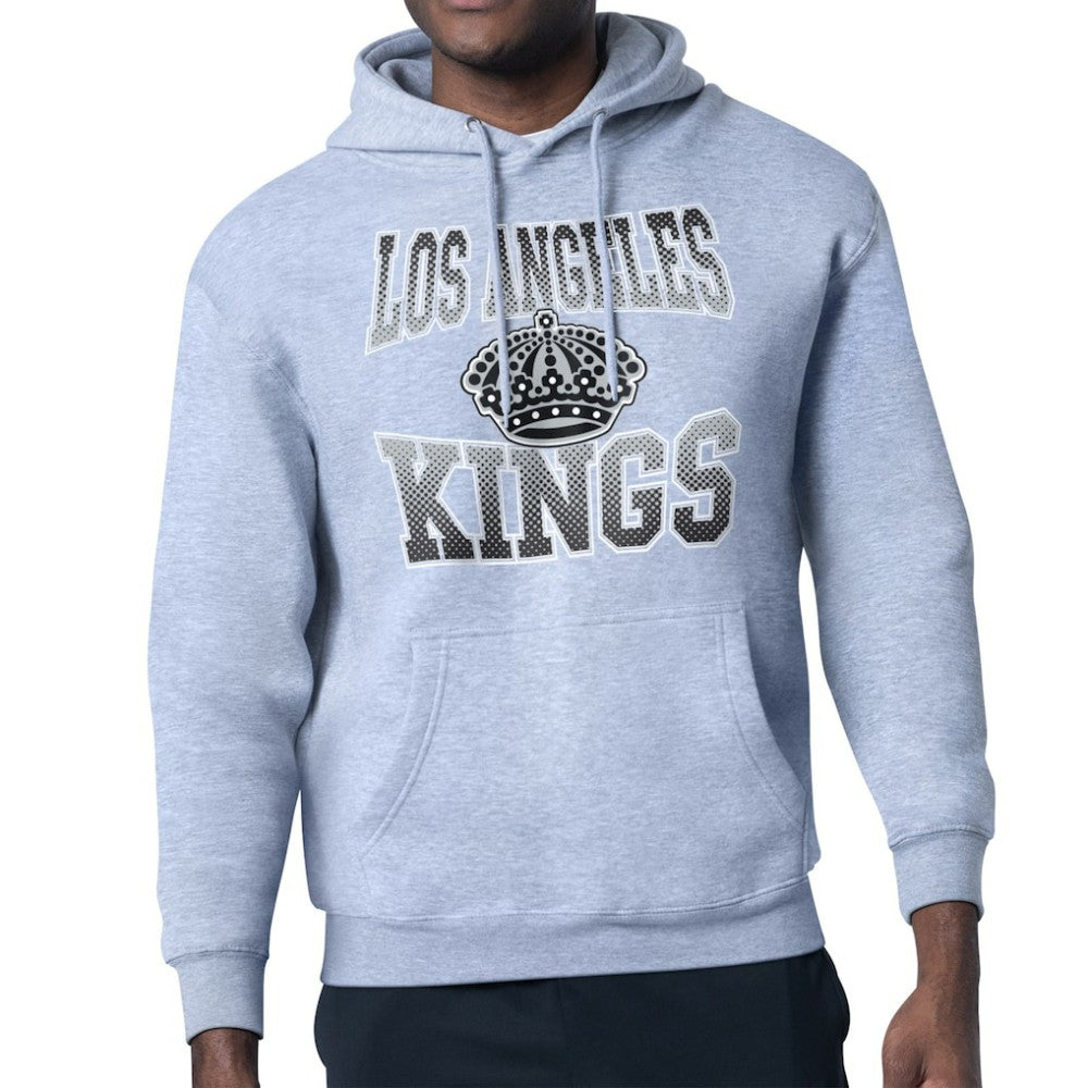 Los Angeles Kings Starter Comic Style Team Graphic Hoodie - Gray | US 203639622