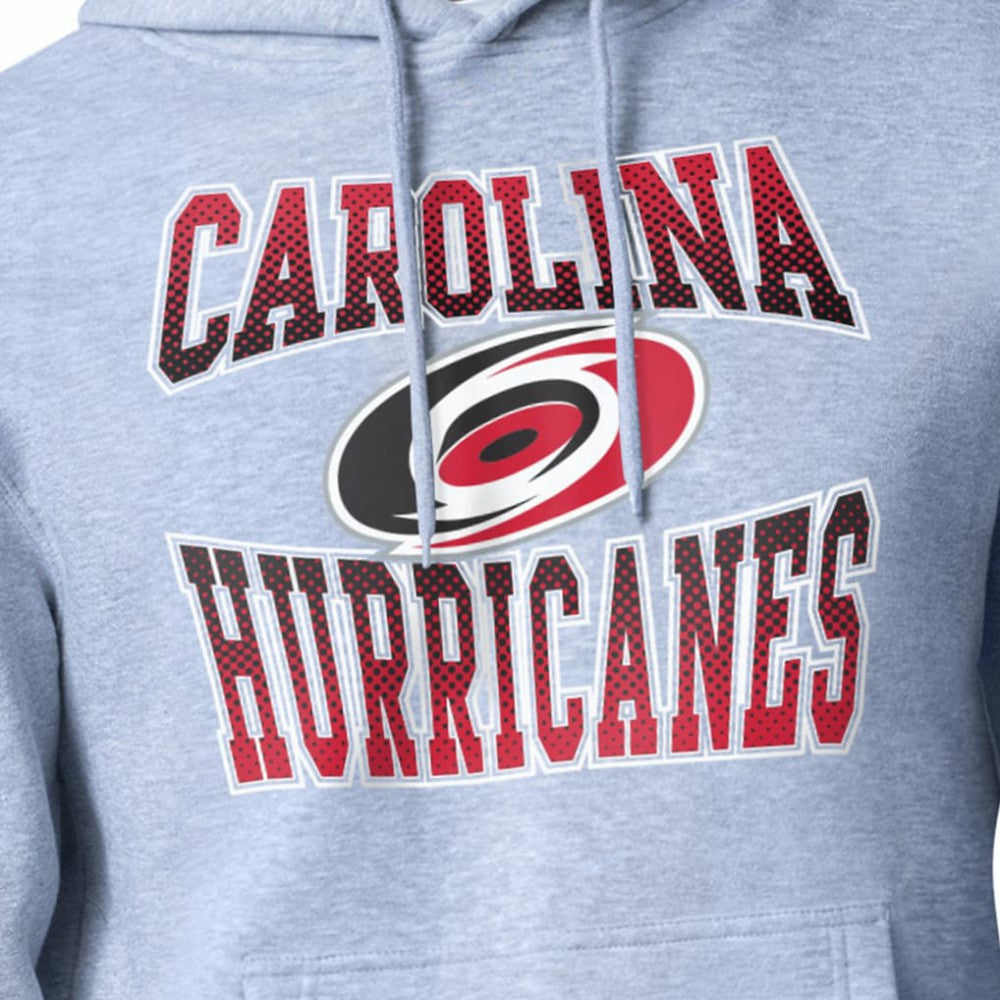 Carolina Hurricanes Starter Comic Style Team Graphic Hoodie - Gray | US 203639626