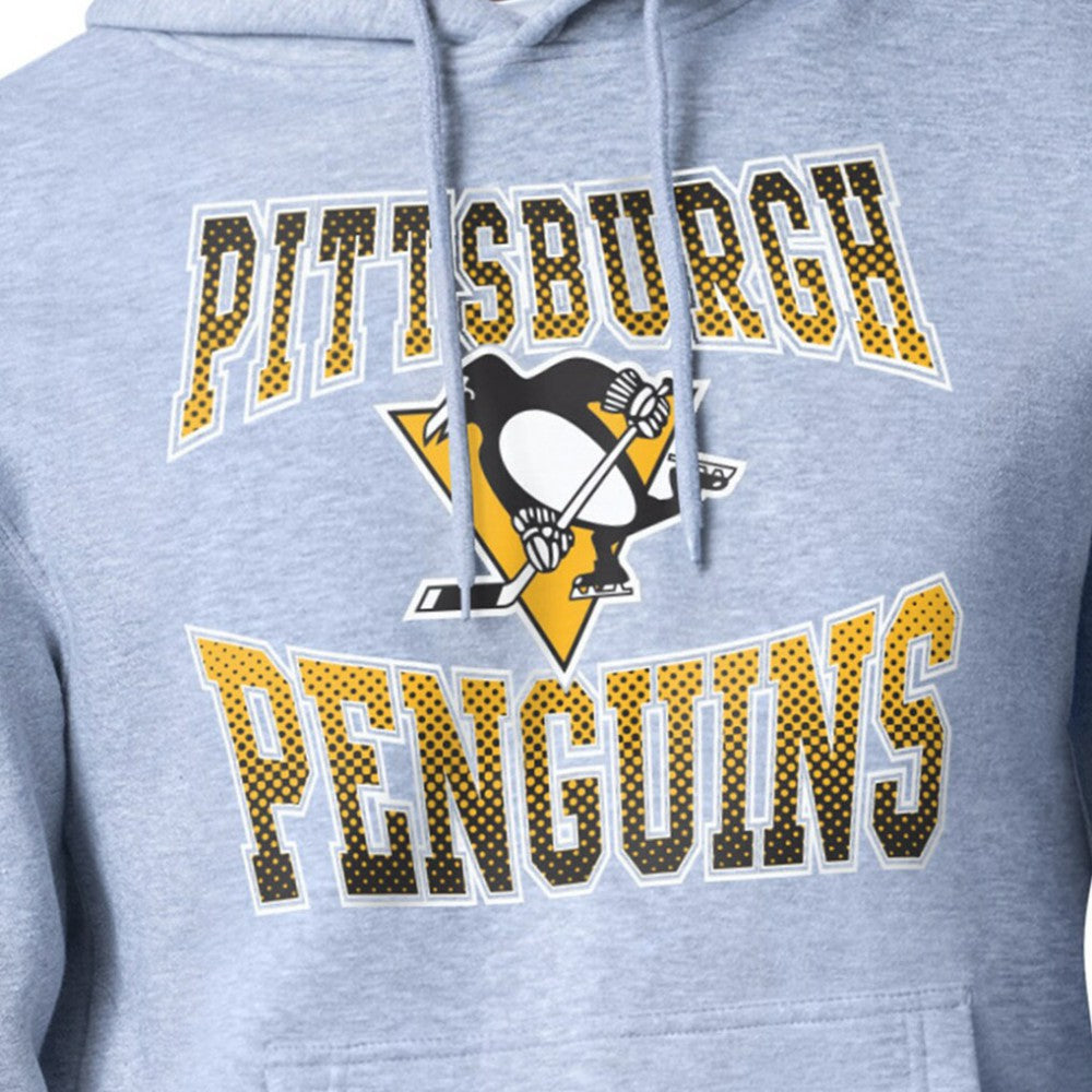 Pittsburgh Penguins Starter Comic Style Team Graphic Hoodie - Gray | US 203639627