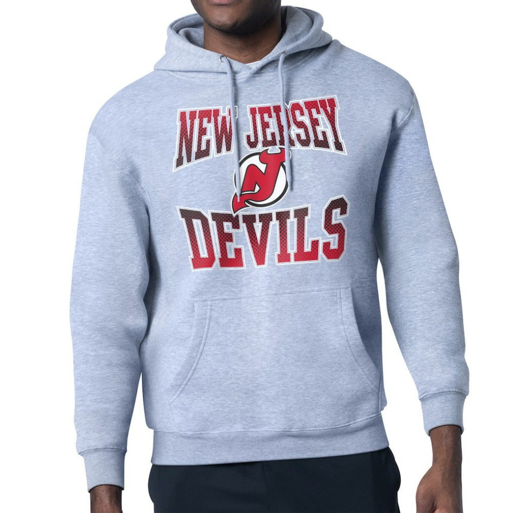 New Jersey Devils Starter Comic Style Team Graphic Hoodie - Gray | US 203639629
