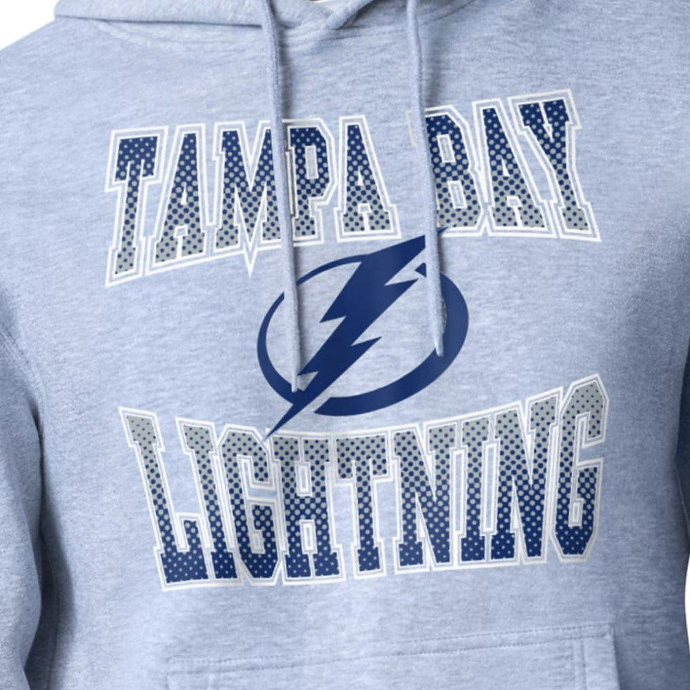 Tampa Bay Lightning Starter Comic Style Team Graphic Hoodie - Gray | US 203639635