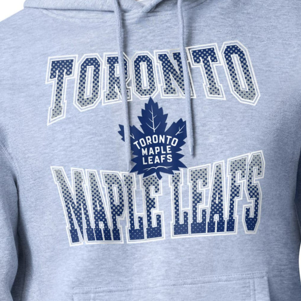 Toronto Maple Leafs Starter Comic Style Team Graphic Hoodie - Gray | US 203639640