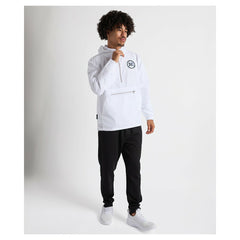 Charles River x New England Patriots Pack-N-Go Half-Zip Hoodie - White Hoodies