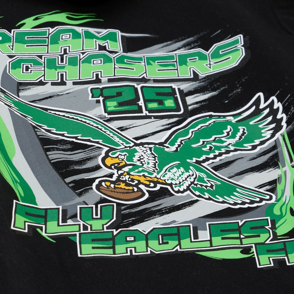 Philadelphia Eagles Dream Chasers Fly Hoodie - Black Hoodies