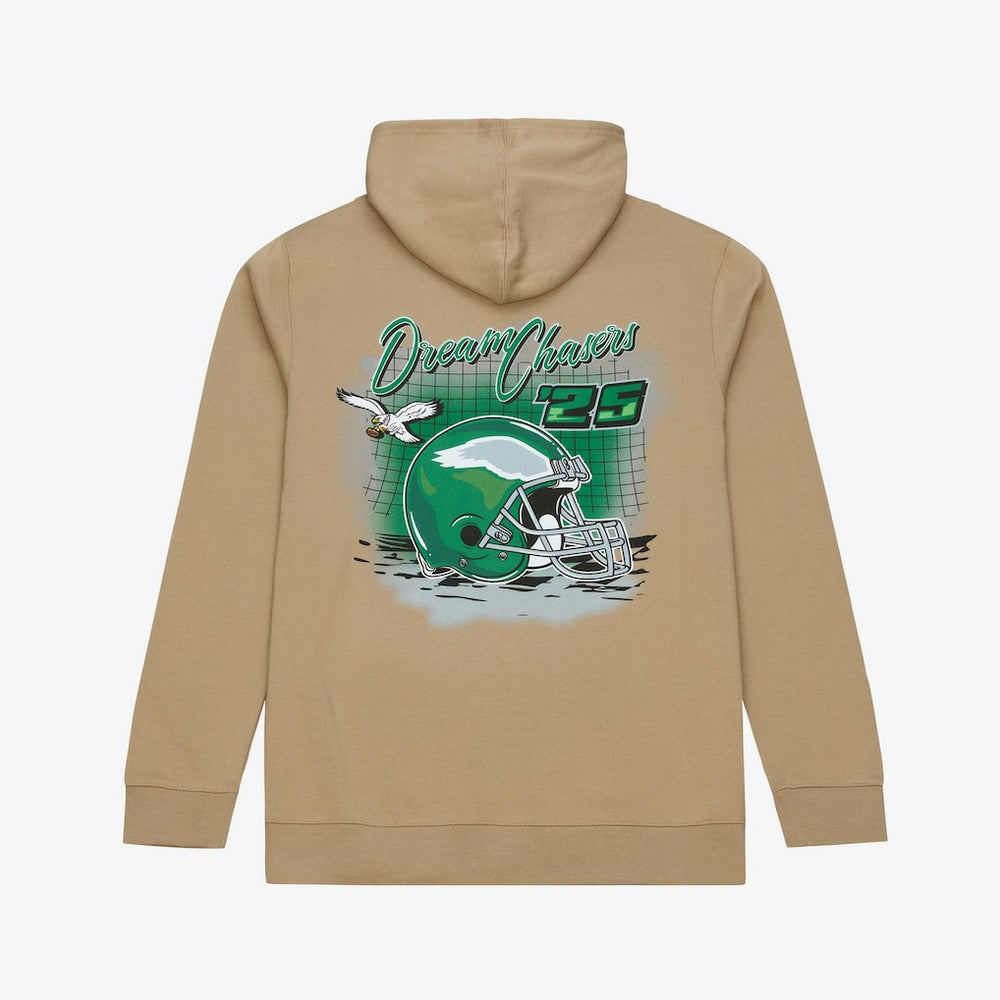 Philadelphia Eagles Dream Chasers Champions Hoodie - Sand Hoodies