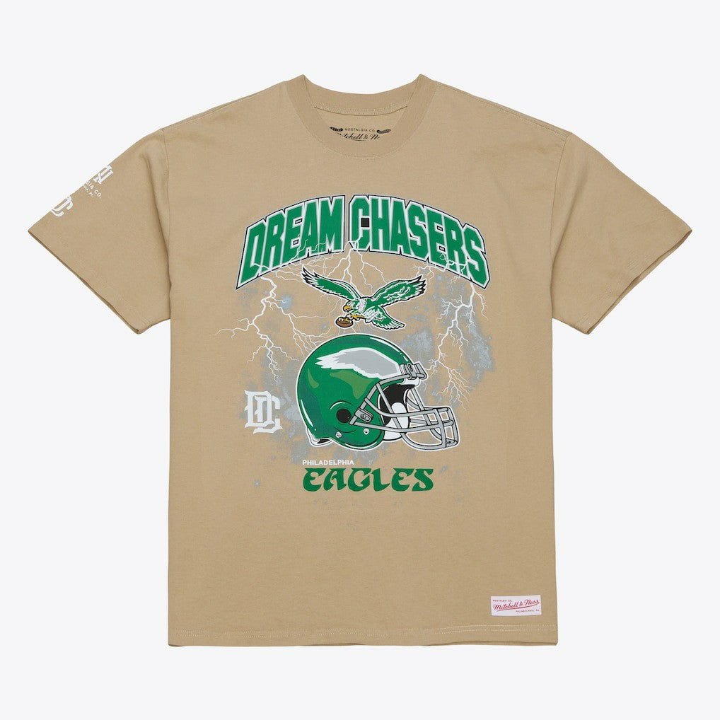 Philadelphia Eagles Dream Chasers Rings T-Shirt - Khaki T-shirts