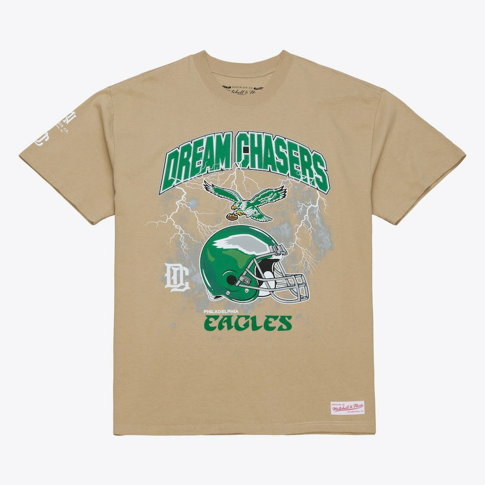 Philadelphia Eagles Dream Chasers Rings T-Shirt - Khaki T-shirts
