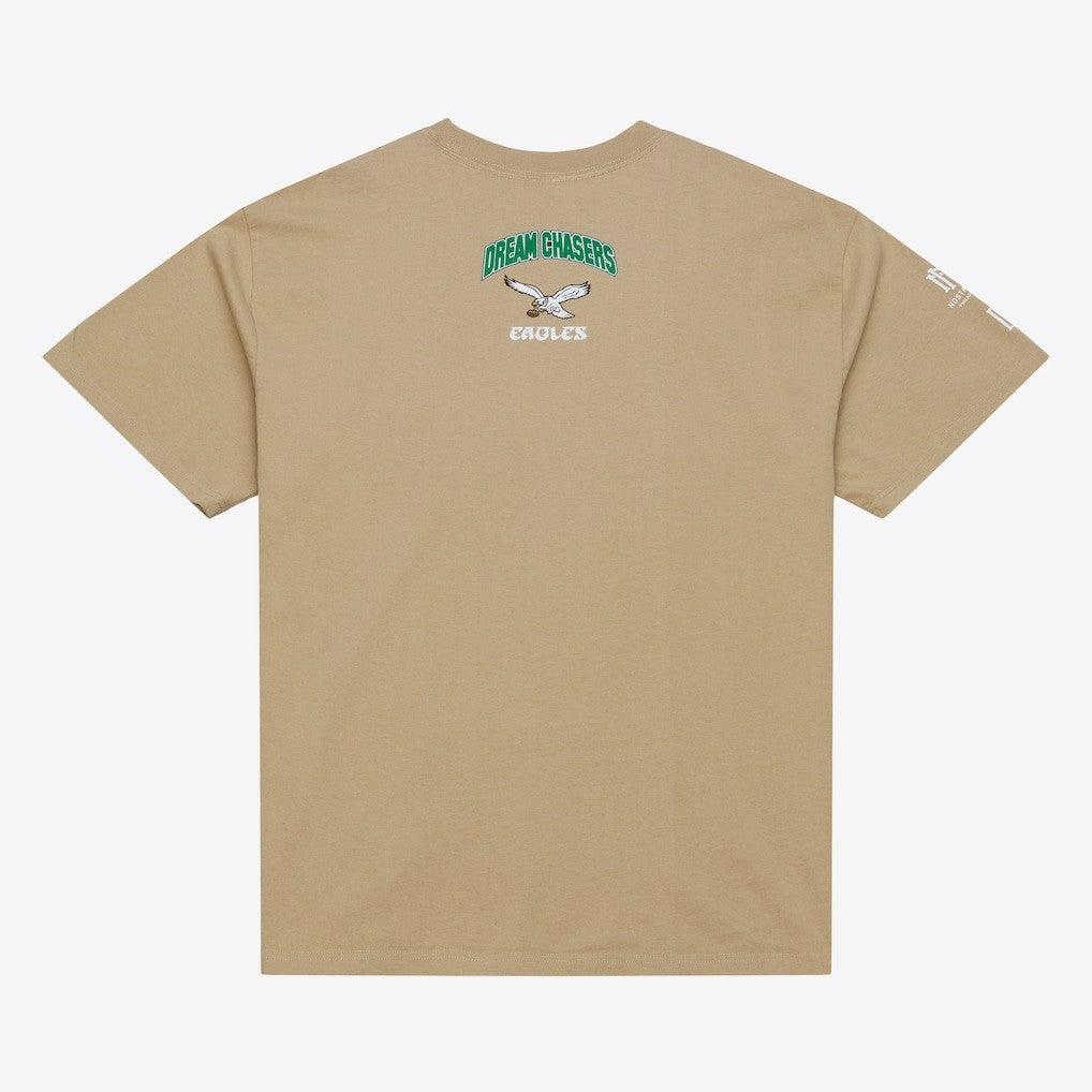 Philadelphia Eagles Dream Chasers Rings T-Shirt - Khaki T-shirts