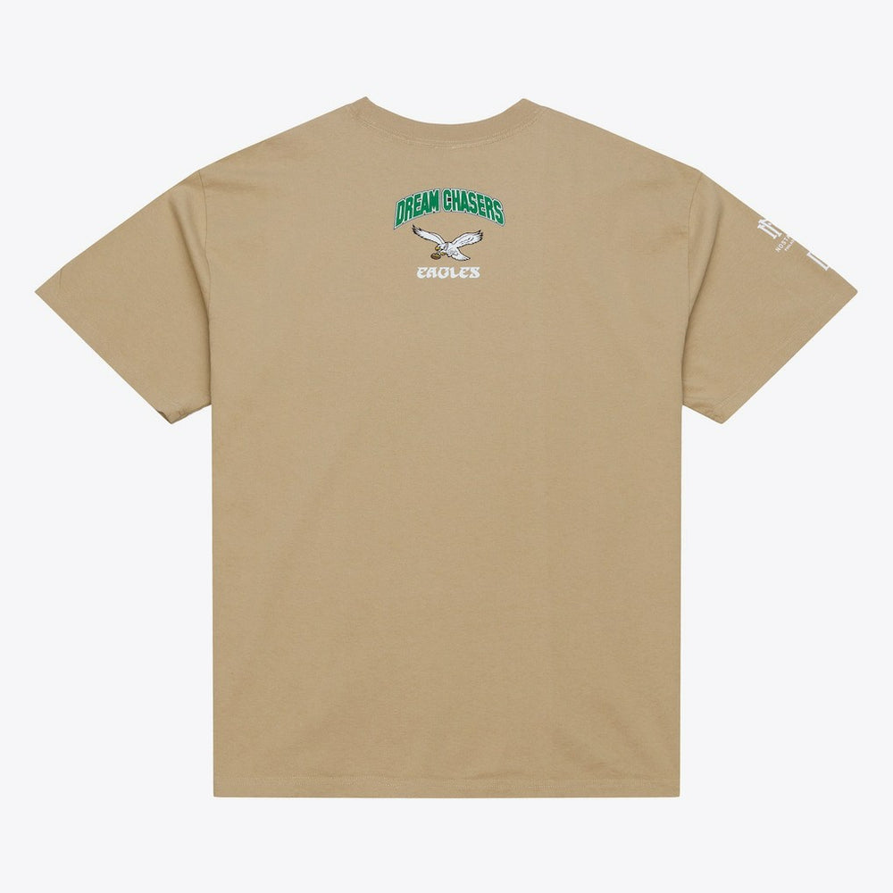 Philadelphia Eagles Dream Chasers Rings T-Shirt - Khaki T-shirts