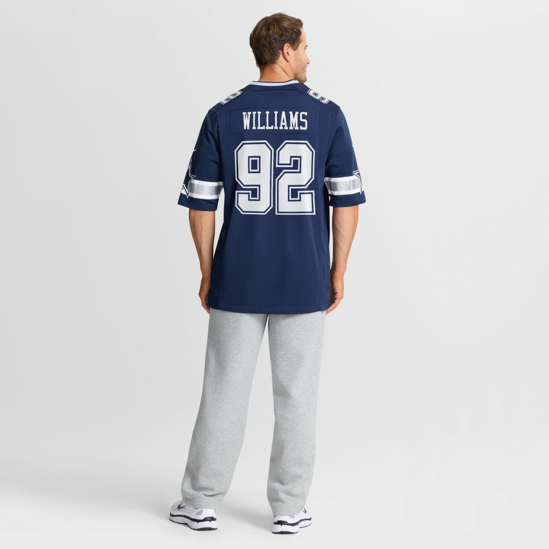 Quinnen Williams Dallas Cowboys Team Game Jersey - Navy Jerseys
