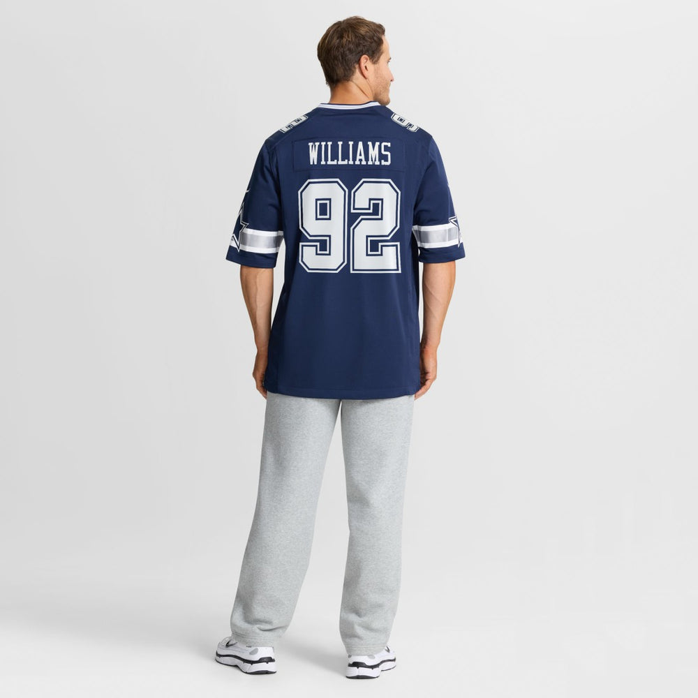 Quinnen Williams Dallas Cowboys Team Game Jersey - Navy Jerseys