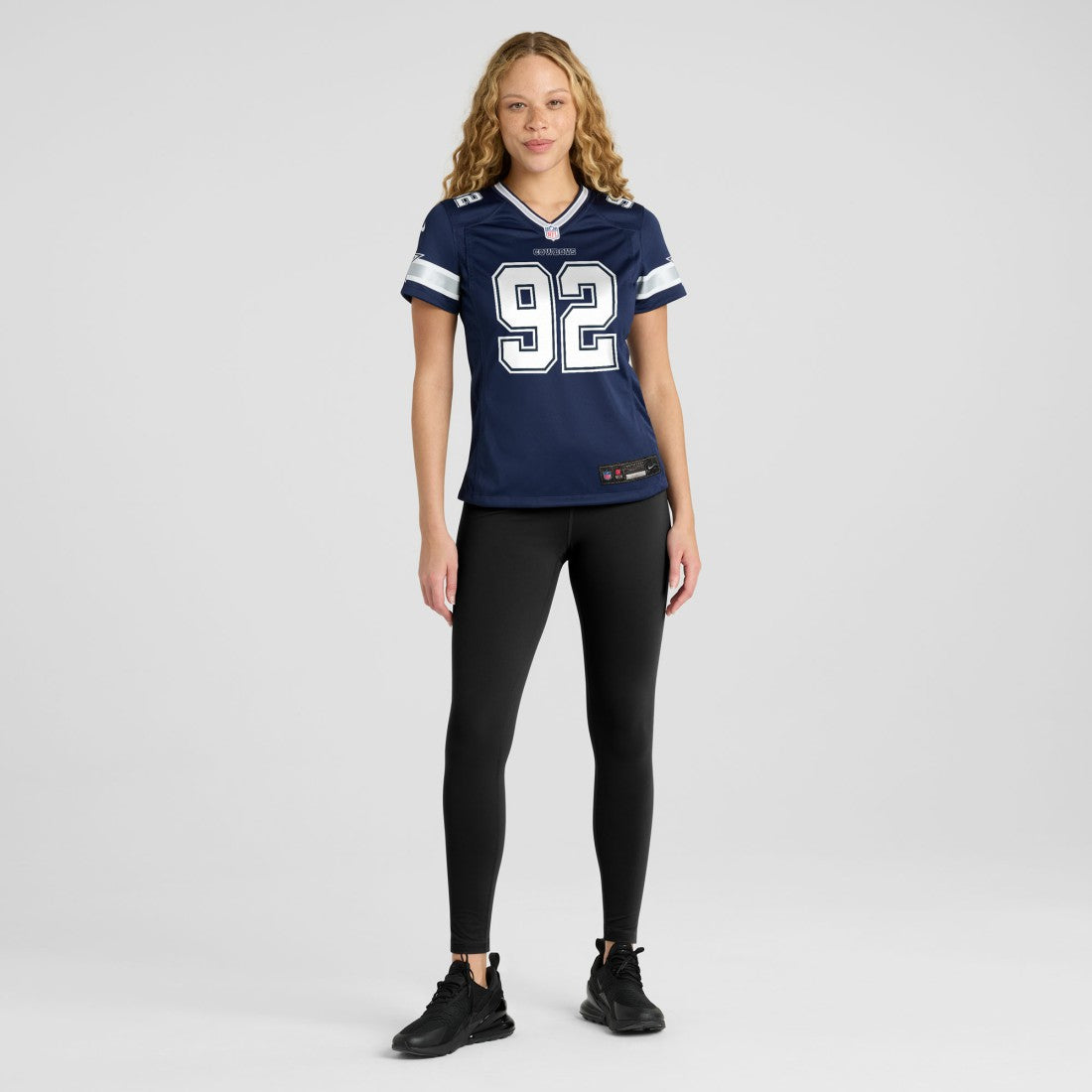 Quinnen Williams Dallas Cowboys Women's Team Game Jersey - Navy Jerseys