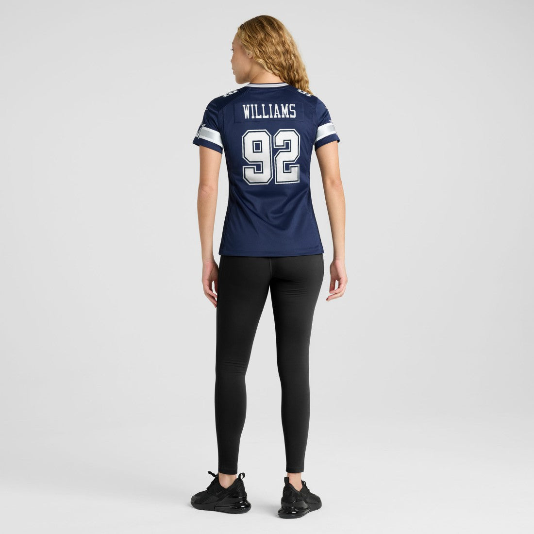 Quinnen Williams Dallas Cowboys Women's Team Game Jersey - Navy Jerseys