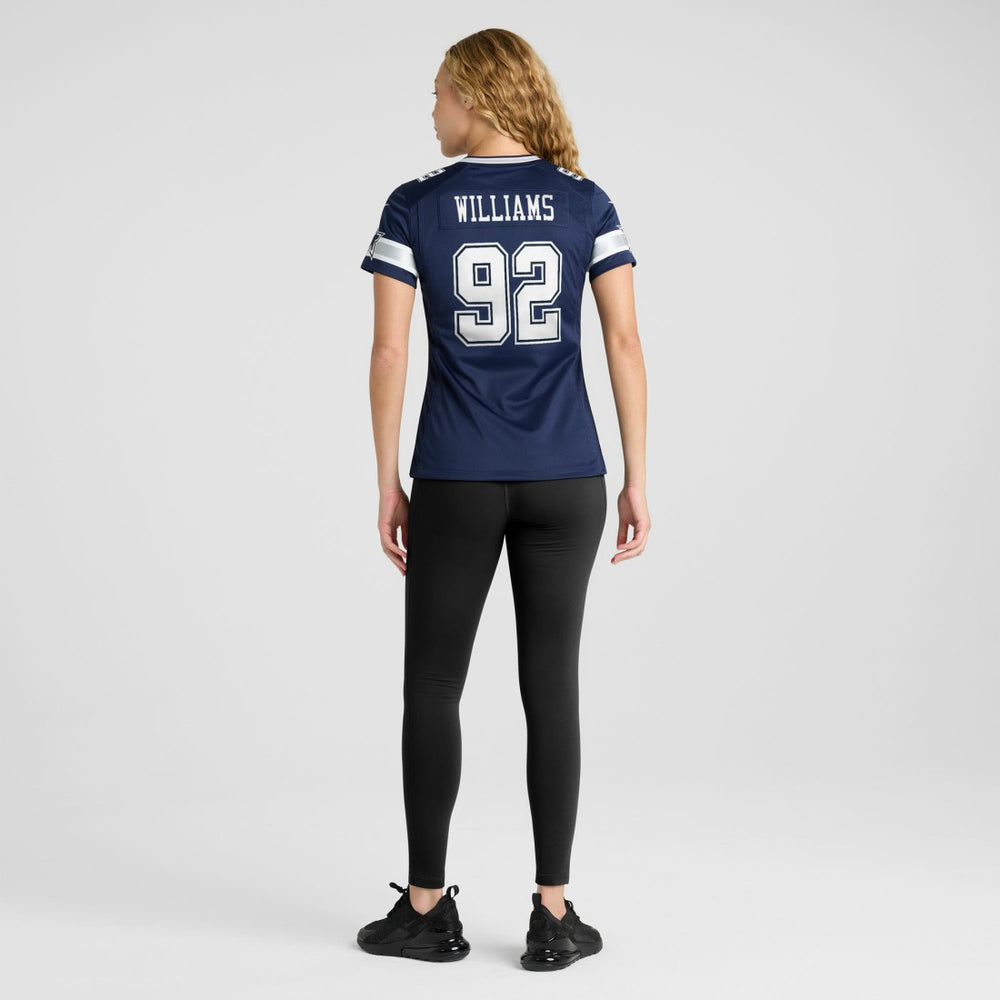 Quinnen Williams Dallas Cowboys Women's Team Game Jersey - Navy Jerseys