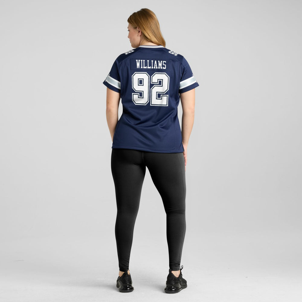 Quinnen Williams Dallas Cowboys Women's Team Game Jersey - Navy Jerseys