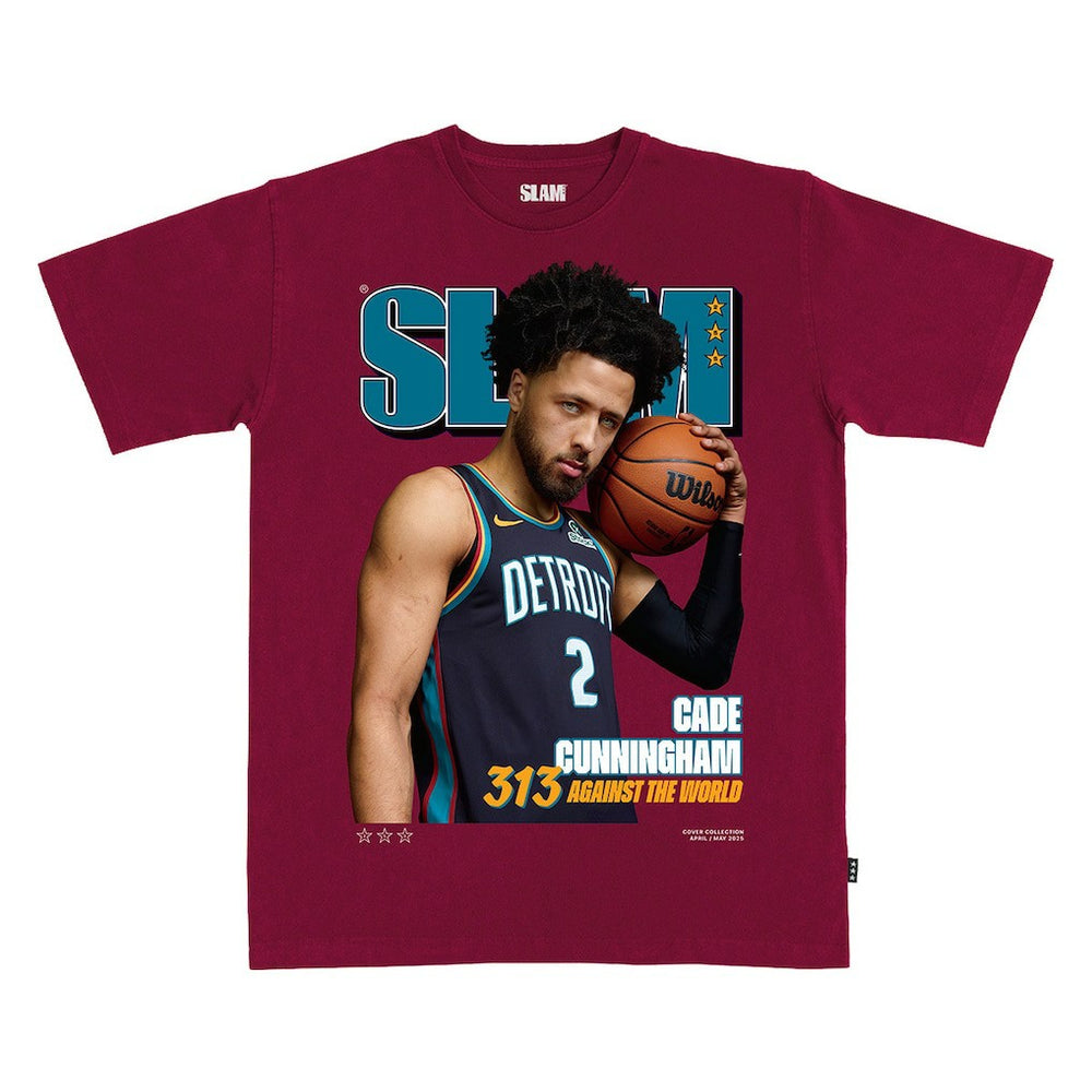 Cade Cunningham Detroit Pistons SLAM Unisex Cover T-Shirt Maroon outlet
