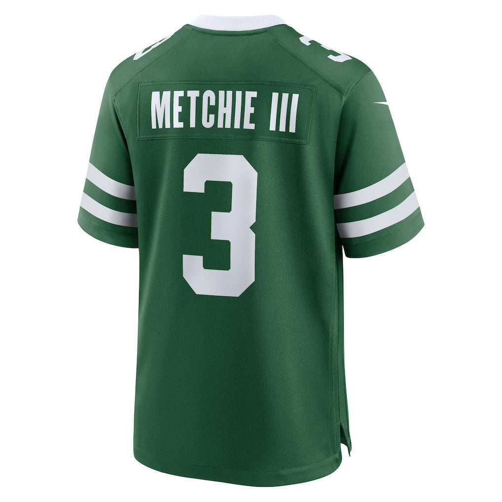 John Metchie III New York Jets Team Game Jersey - Legacy Green Jerseys