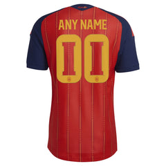 Spain National Team FIFA x World Cup 2026 Home On Field Custom Jersey Red - Adidas online