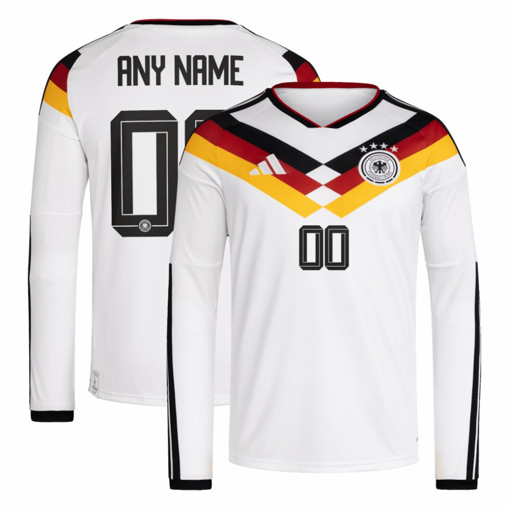 Germany National Team FIFA x World Cup 2026 Home Replica Long Sleeve Custom Jersey White - Adidas for sale