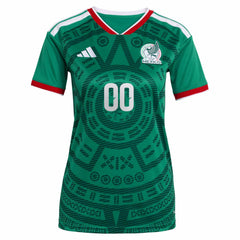 Mexico National Team Women's 2026 Home Replica Custom Jersey Green - Adidas sale