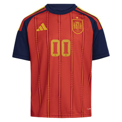 Spain National Team Youth FIFA x World Cup 2026 Home Replica Custom Jersey Red - Adidas discount