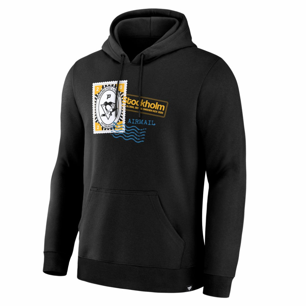 Pittsburgh Penguins 2025 NHL Global Series Hometown To Stockholm Legacy Hoodie - Black | US 203644060