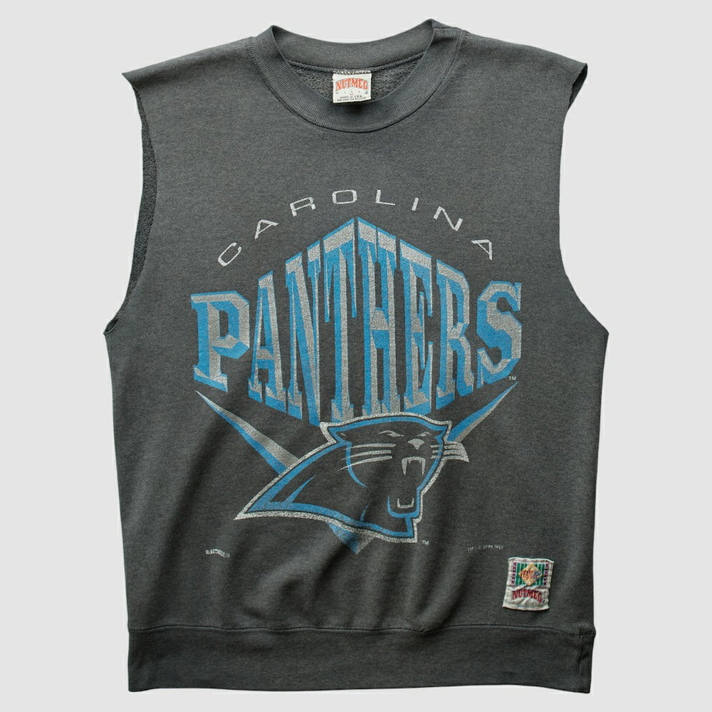 Carolina Panthers Nutmeg Mills 90s Pullover Sweatshirt - Charcoal Pullover