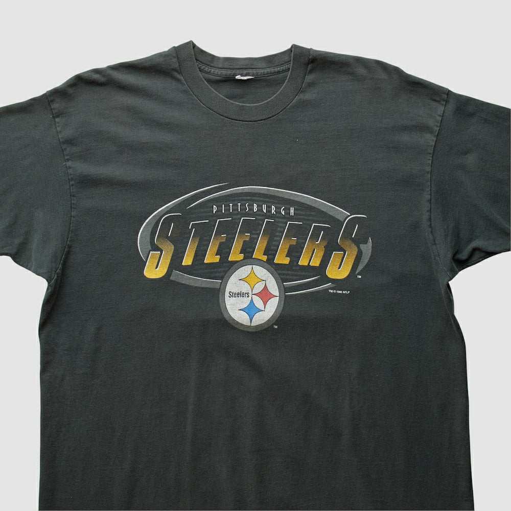 Pittsburgh Steelers 90s T-shirt - Black T-shirts