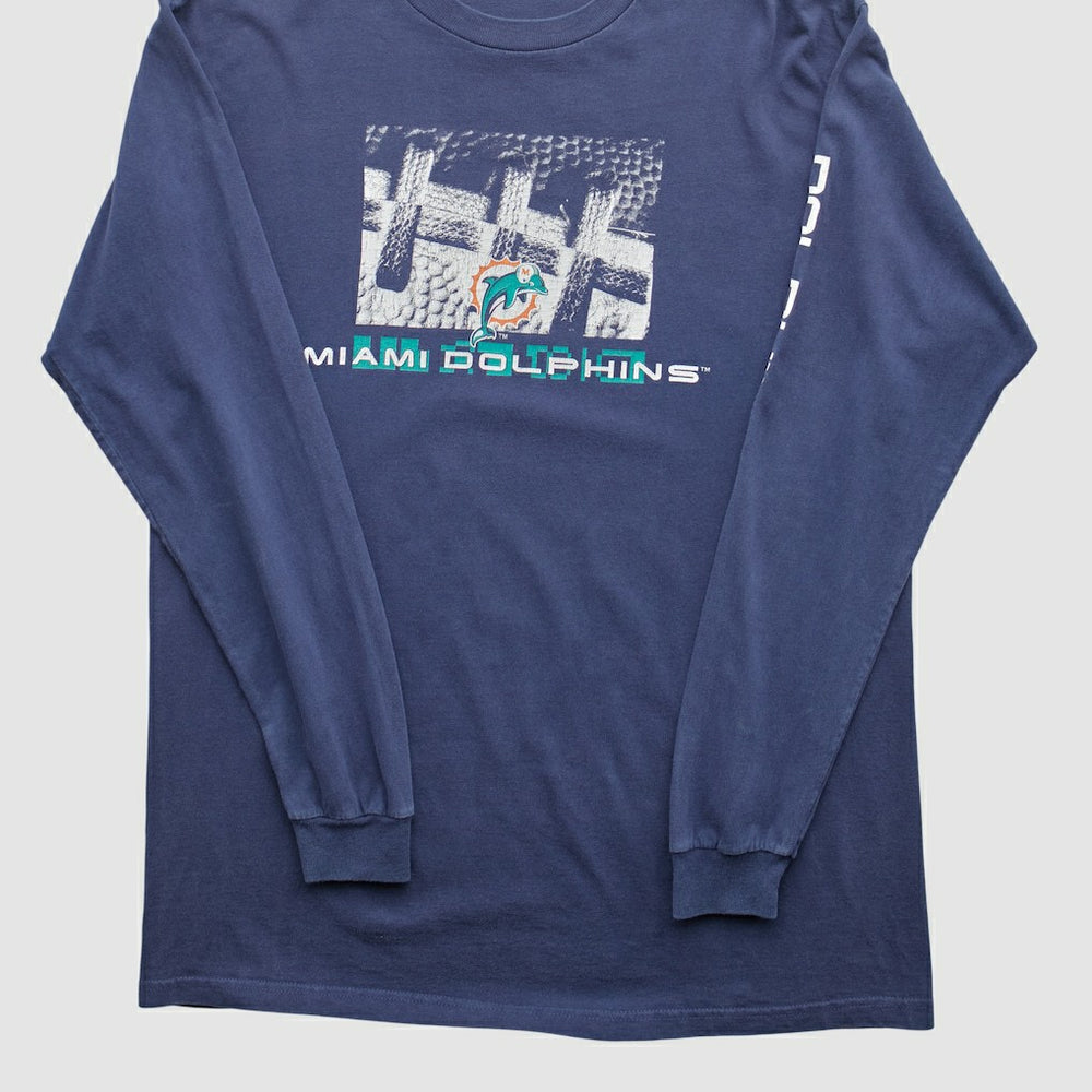 Miami Dolphins 2000s Long Sleeve T-shirt - Navy T-shirts